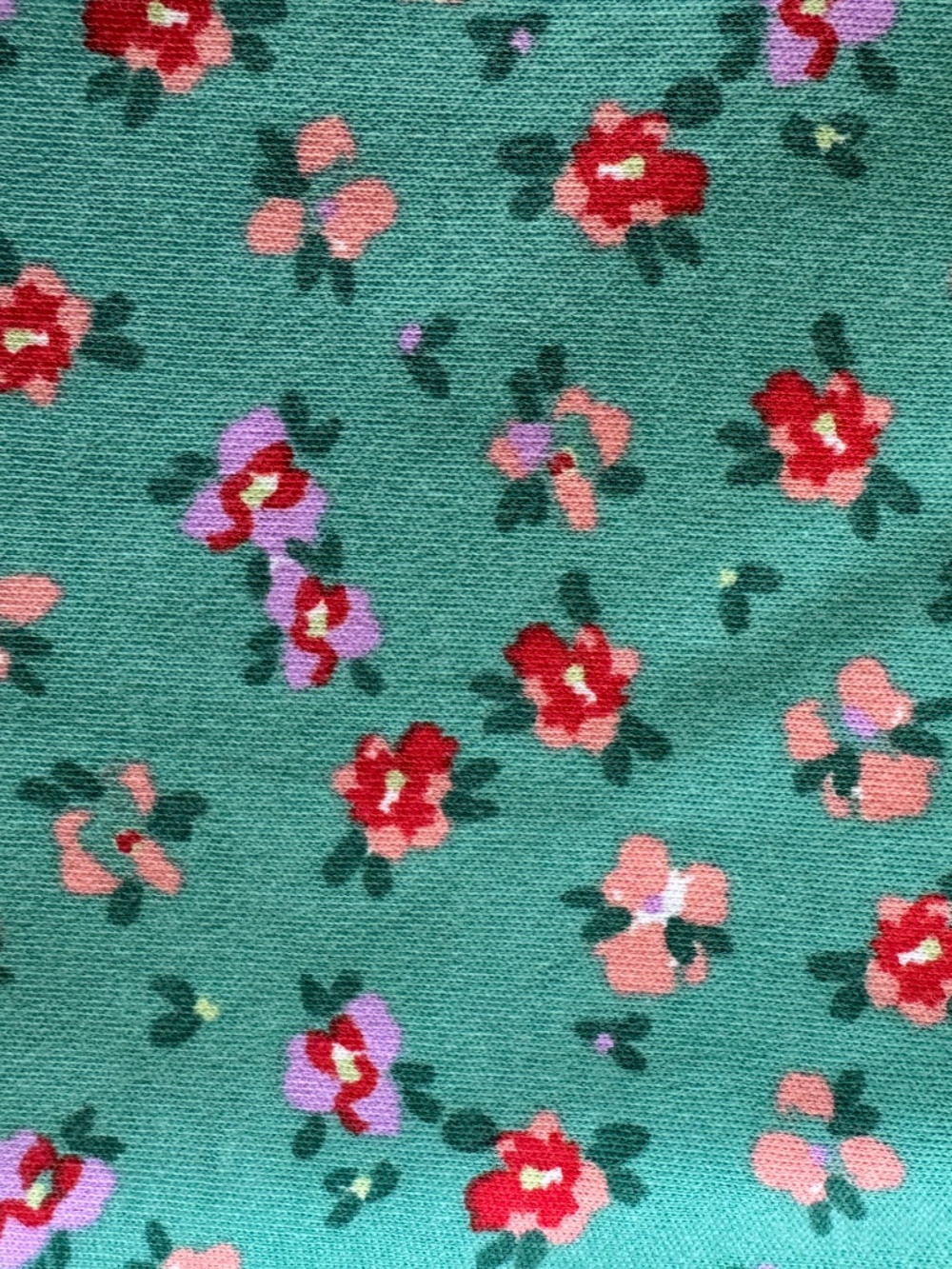ROLLER RABBIT, PIMA COTTON PAJAMA SHORT SET IN CUTE FLORAL PATTERN